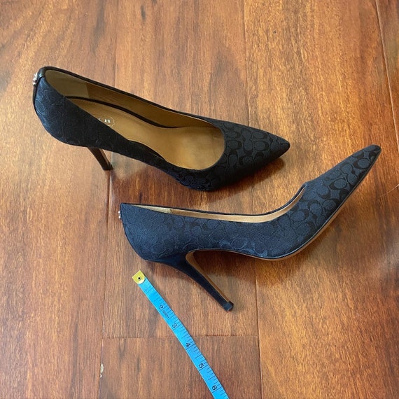 Coach black logo pumps Gem