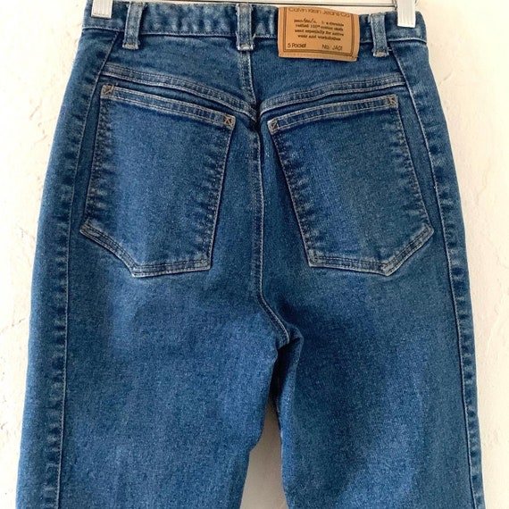 Vtg 80s Calvin Klein mom jeans 25 - image 3