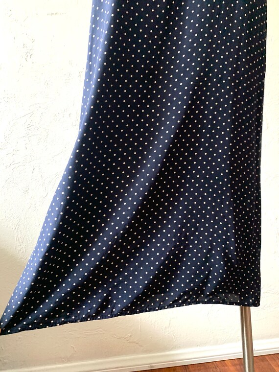 90s Vision Apparel silk dot dress - 10 - image 3