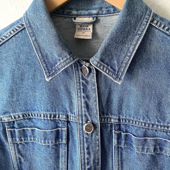 Vtg denim jacket View 3