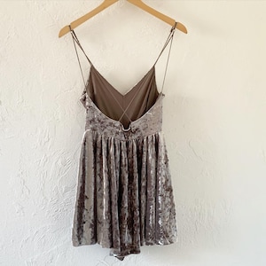 Urban Outfitters crushed velvet jumpsuit NWT
