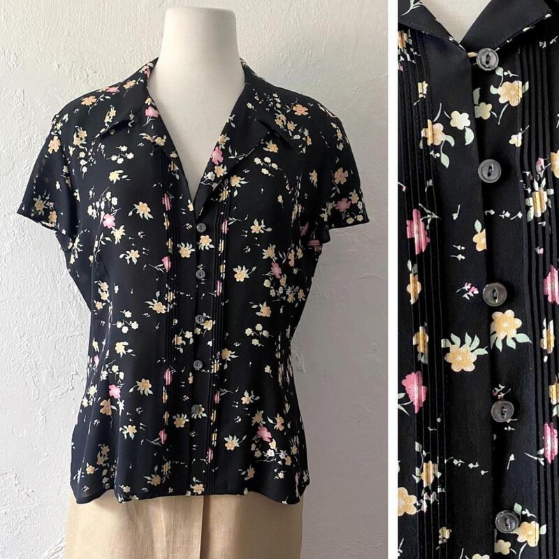 Pintuck  booti embroidered  Blouse