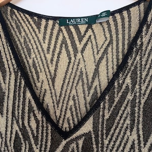 Ralph Lauren knit cold shoulder top