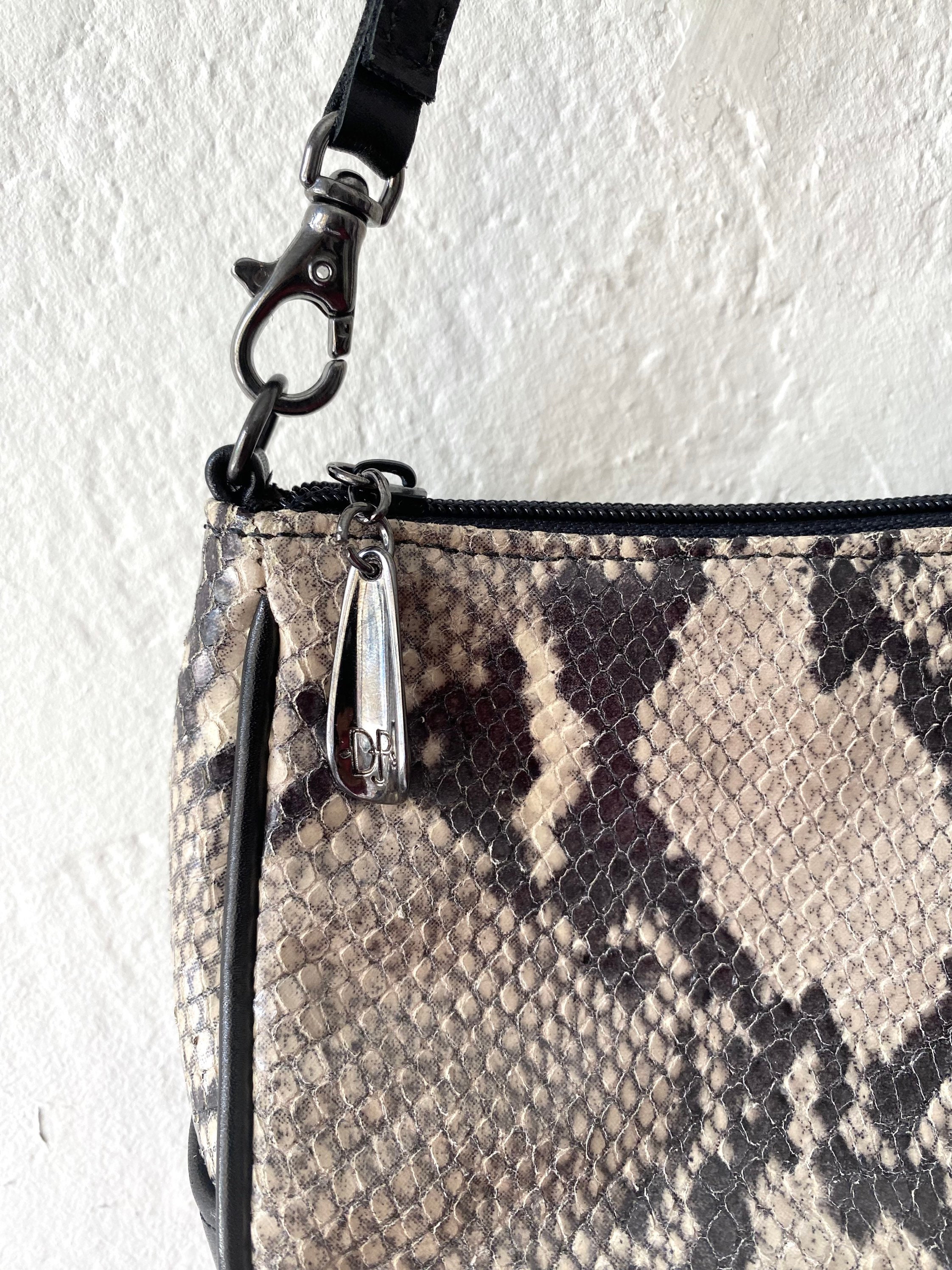 Donald J Pliner Snake Skin Handbag - Etsy