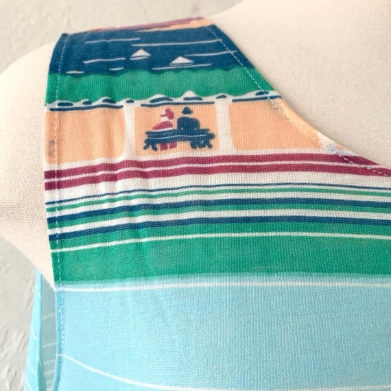 Vtg scenic print tank top