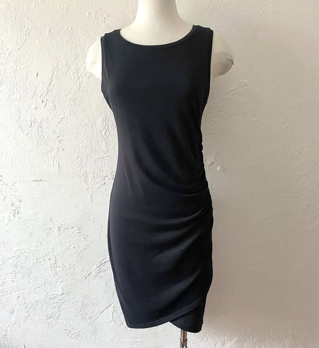 Leith Jersey Ruched Tulip Dress