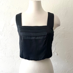 Silk crop blouse