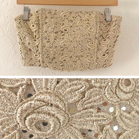 Vtg Jessica McClintock crop bustier - image 2