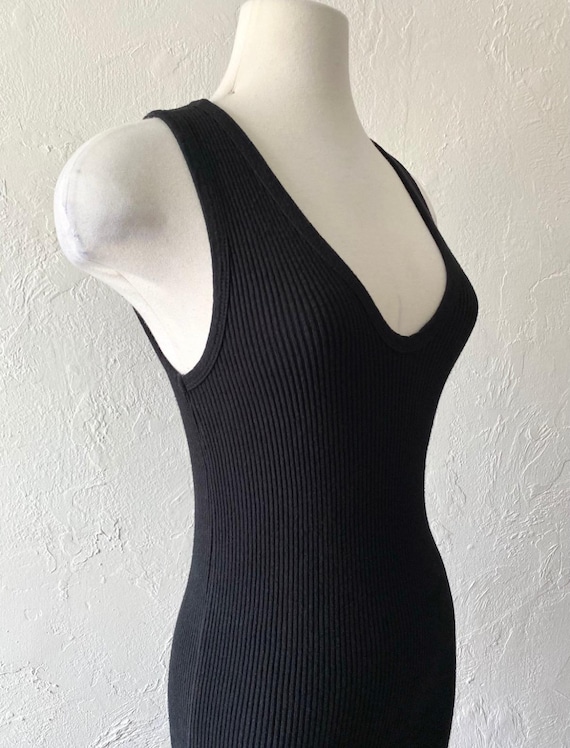 James Perse Heavy Rib Knit Dress - Etsy Canada