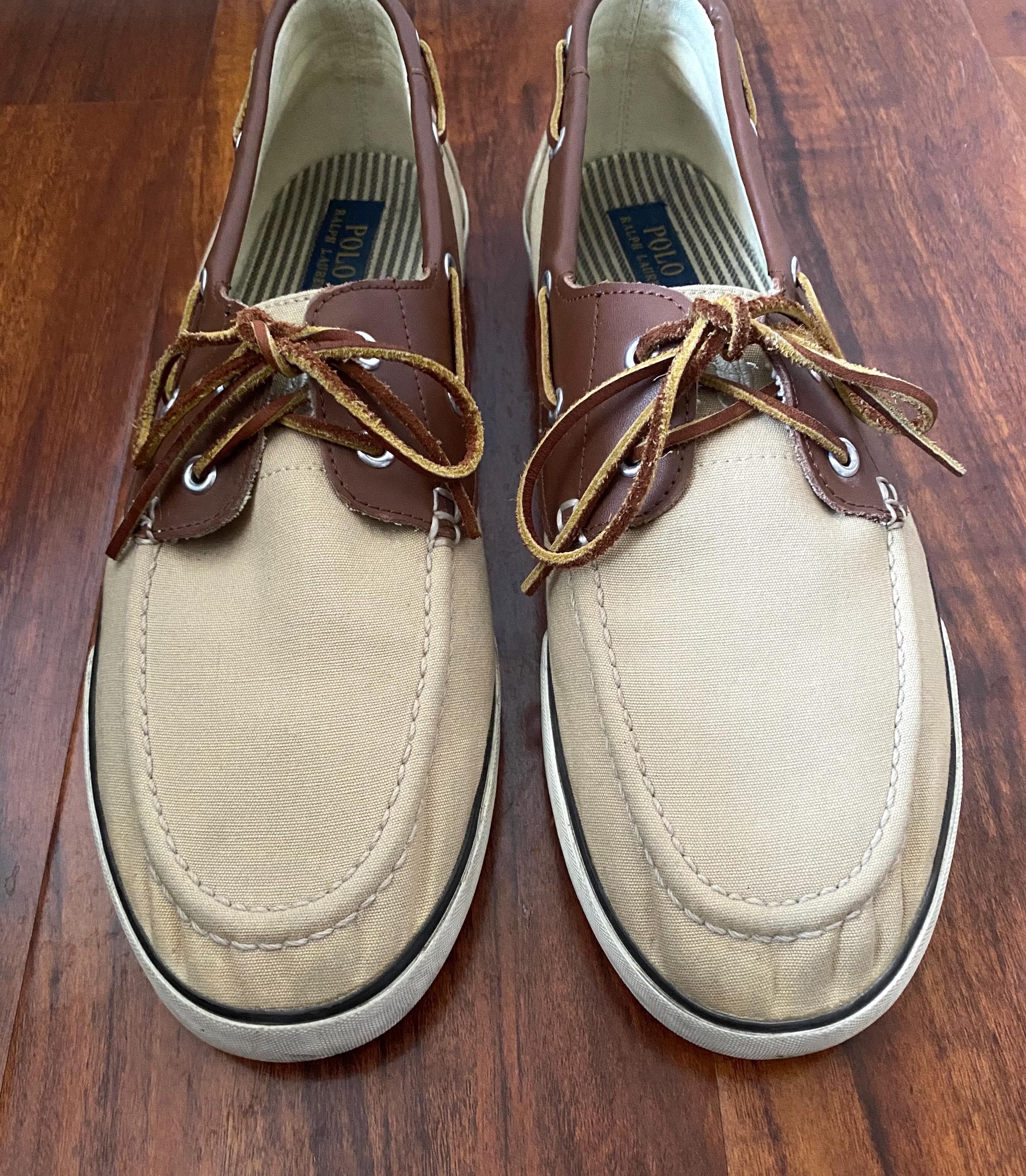 Ralph Lauren ボートモカシン US8 Eウィズ - 靴