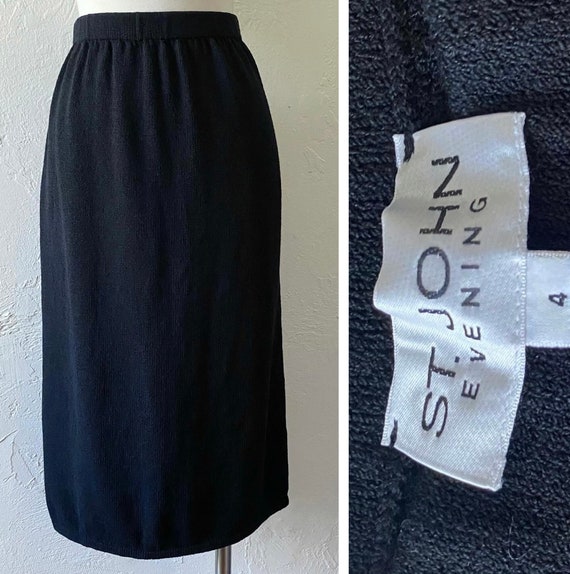 St John knits black skirt - image 1