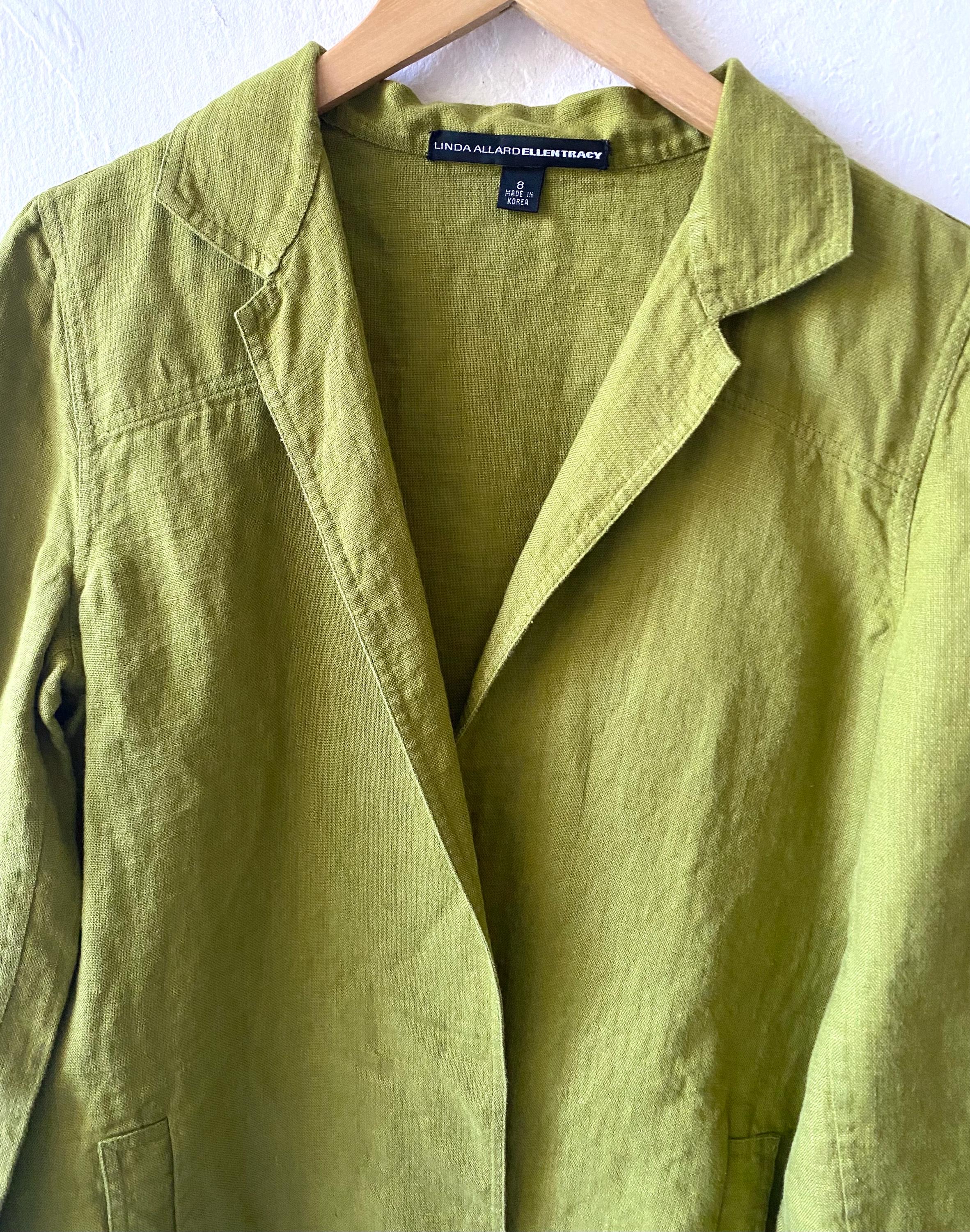 Linda Allard Ellen Tracy Linen Jacket - Etsy