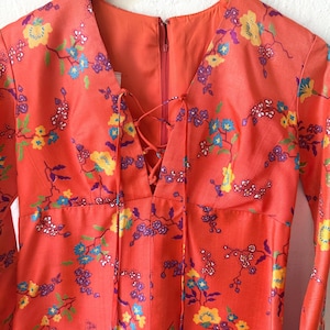 60s two piece lace up top and pant set