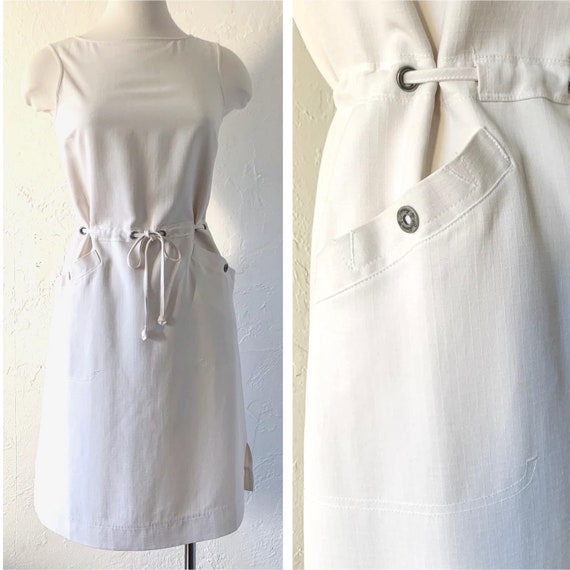 Tommy Bahama white silk dress