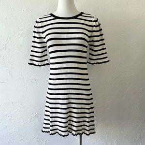 Zara geribbelde jurk met col maat M L Etsy Nederland