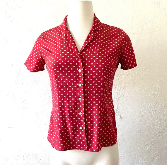 Vtg silk button up by Casual Corner ~ 2 - image 1