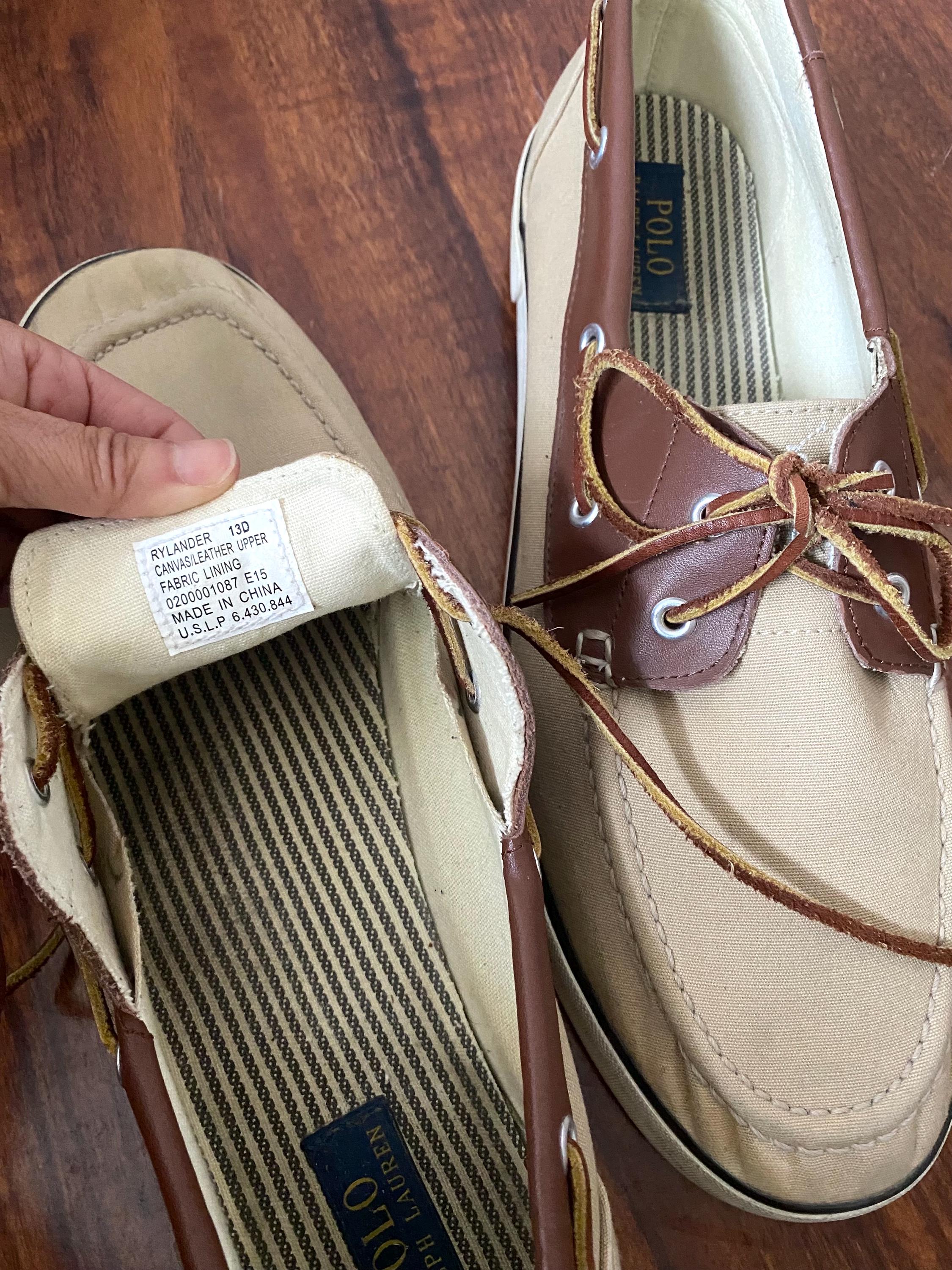 Vintage Polo Sport Ralph Lauren Brown Boat Leather Loafers‎ POLO RALPH LAUREN Leather loafers | NET-A-PORTER main image 2