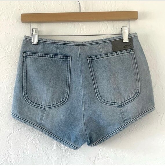 Carmar NWT jean booty shorts 60s inspired 26 Gem