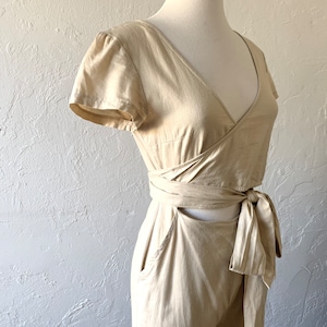 Urban Outfitters linen wrap jumpsuit