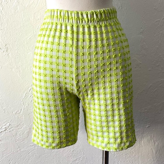 Urban Outfitters lime green seersucker shorts - image 1