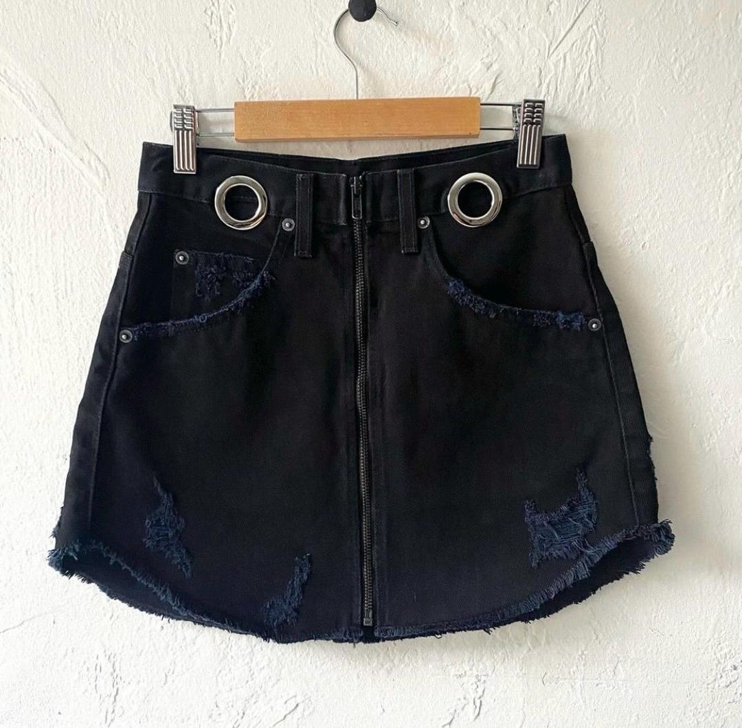 Carmar Black Jean Skirt Ireland