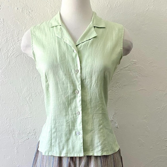 Laura Ashley linen blouse