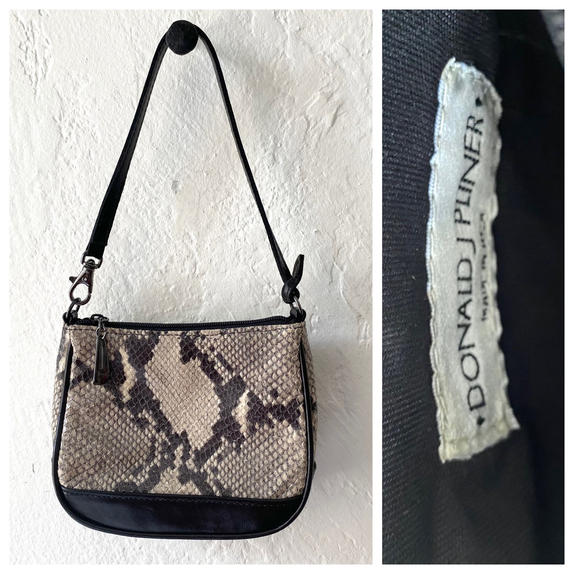 Donald J. Pliner, Bags, Donald J Pliner Snakeskin Bag