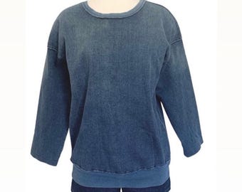 Vtg denim sweatshirt