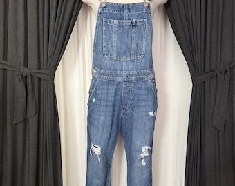 Beautiful ,vintage Zipper Front Johnbull Overalls W27 W28 L33