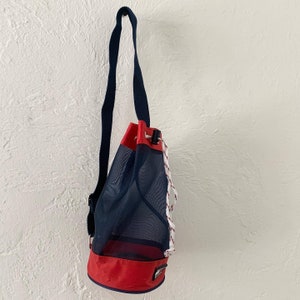 Vtg 90s Tommy Hilfiger small see thru cross body bag