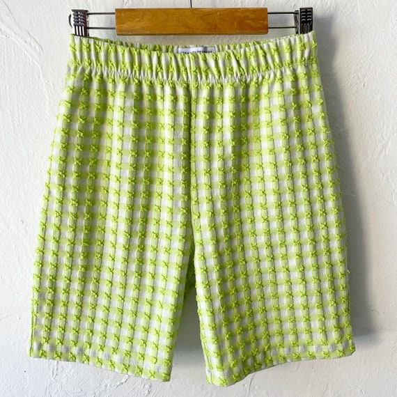 Urban Outfitters lime green seersucker shorts - image 2