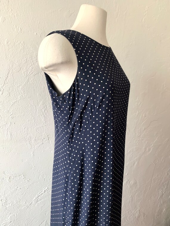 90s Vision Apparel silk dot dress - 10 - image 2