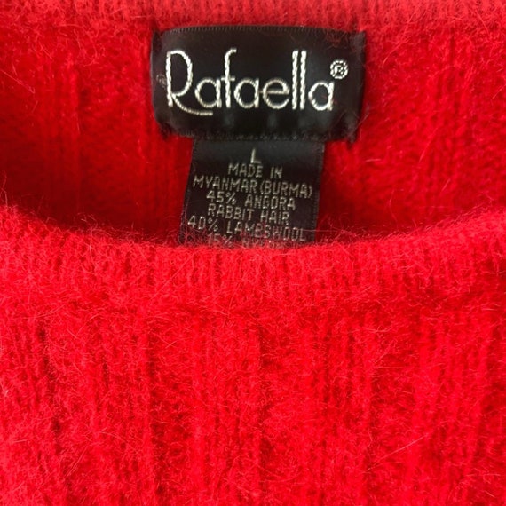 Vtg fuzzy angora sweater