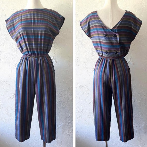 All that Jazz cotton blend stripe jumpsuit - image 1
