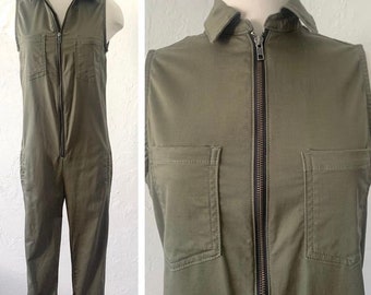 ASKK army green jumpsuit -small