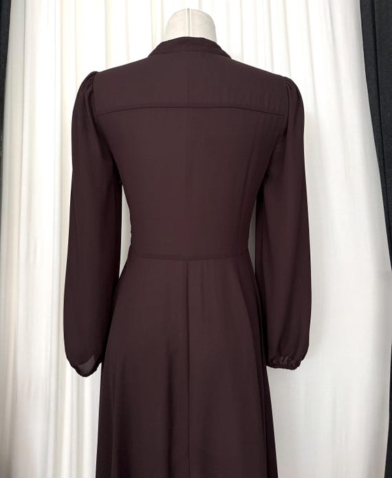 Vtg georgette dress - image 8