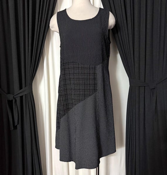 Vtg patchwork a-line dress