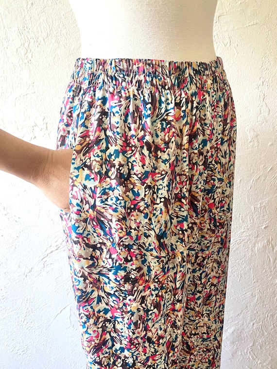 BCBGeneration colorful print pants