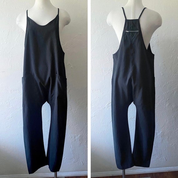 Y2K cotton blend jumpsuit / overalls - image 1