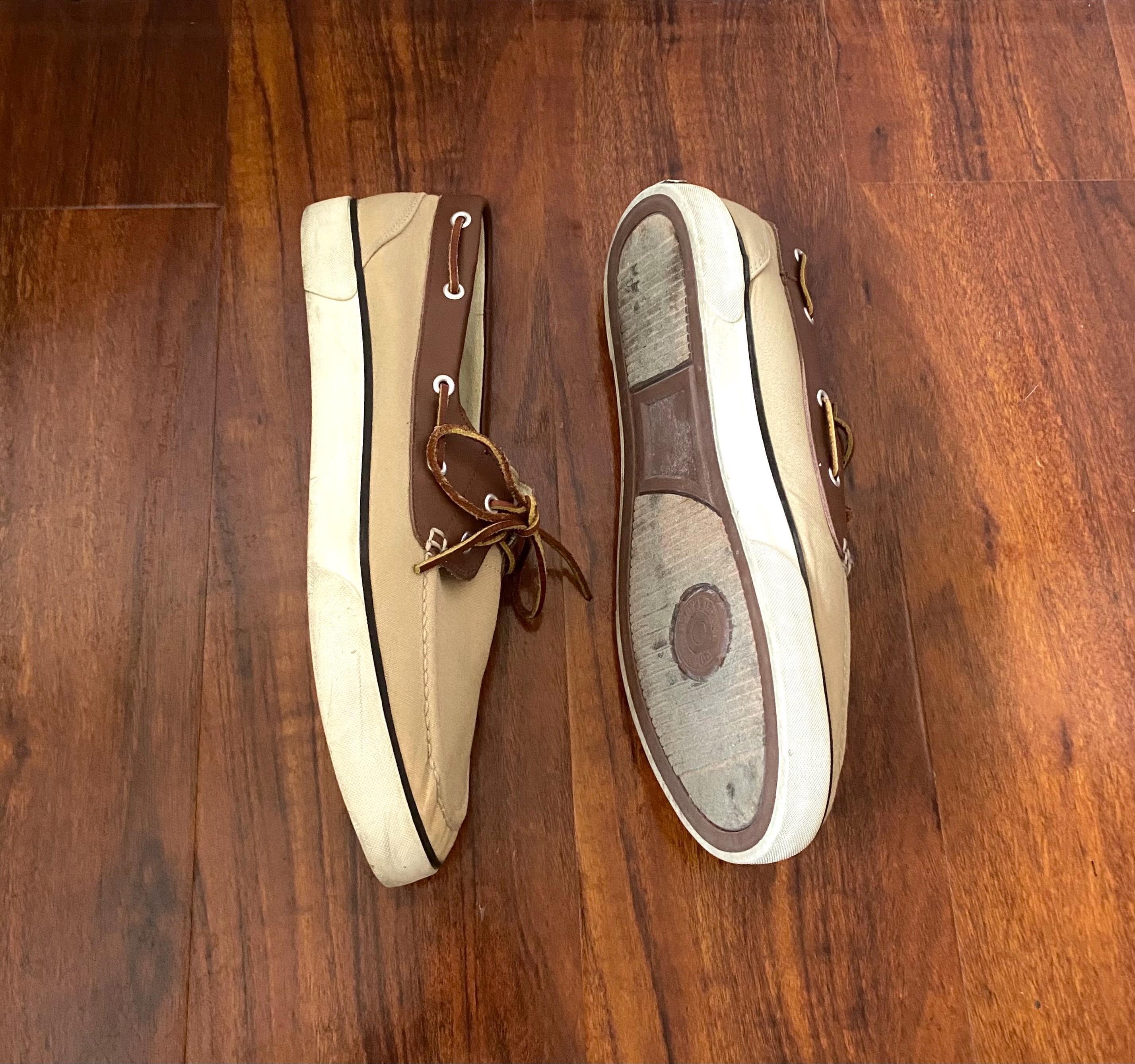 Ralph Laurenボートモカシン US8 Eウィズ