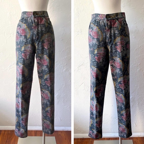 Contempo Casuals floral high waist jeans - 29 - image 2
