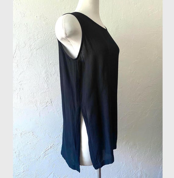 Vtg top with high slits