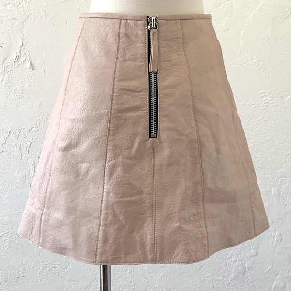 manning cartell leather skirt