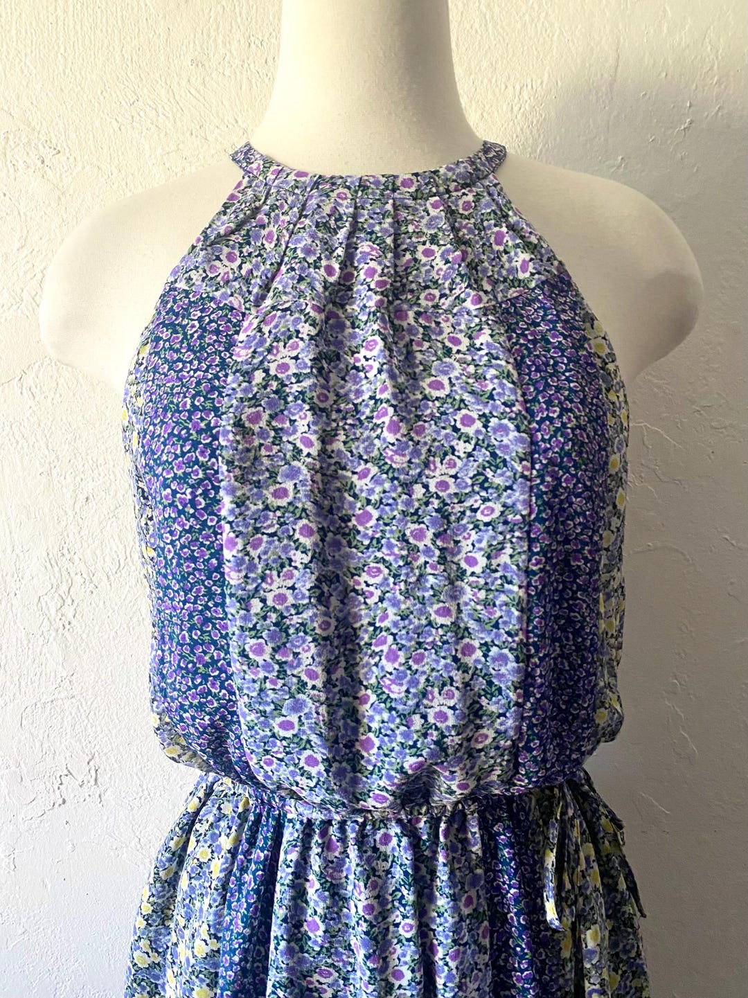 Joie Silk Contrast Floral Dress