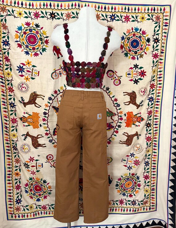 Handmade patchwork crop top - image 6