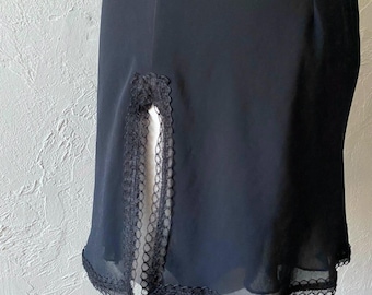 90s bias cut dress with slit
