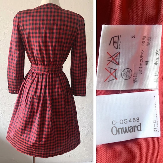 Amazing 80s does 50s Miss Onward party dress ~ 2 - image 2