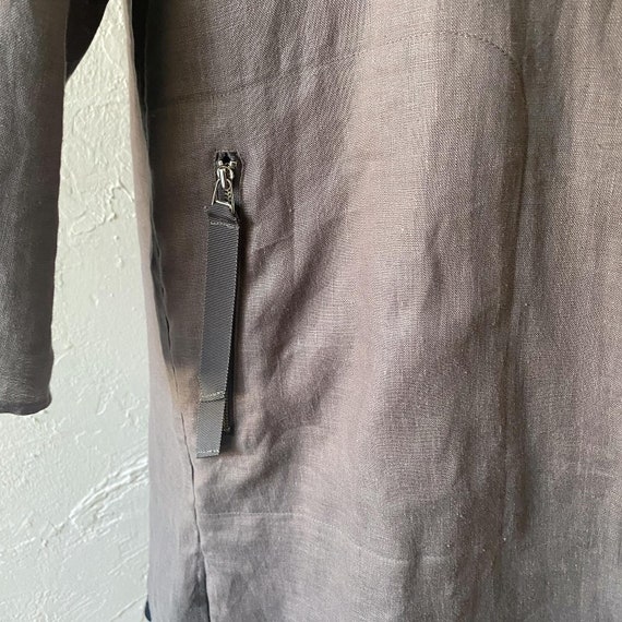 linen jacket with pockets - image 6