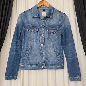 J Crew Denim Jacket - Etsy Canada