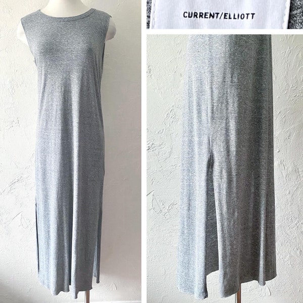 Current / Elliot grey jersey dress with slits